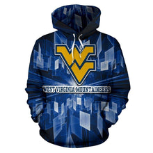 Load image into Gallery viewer, West Virginia Mountaineers Hoodie All Over Print
