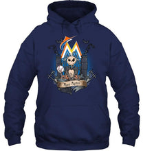 Load image into Gallery viewer, Miami Marlins Jack Skellington shirt