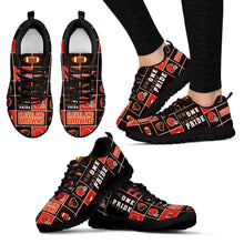 Load image into Gallery viewer, Colorful Pride Flag Cleveland Browns Sneakers