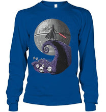 Load image into Gallery viewer, Darth vader nightmare before christmas star wars jack skellington fan shirt