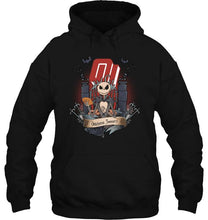 Load image into Gallery viewer, Oklahoma Sooners Jack Skellington shirt