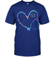 Load image into Gallery viewer, Let's go Vancouver Canucks dyed nurse scope love shirt
