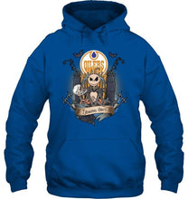 Load image into Gallery viewer, Edmonton Oilers Jack Skellington shirt