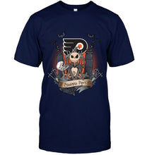 Load image into Gallery viewer, Philadelphia Flyers Jack Skellington shirt