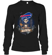 Load image into Gallery viewer, Buffalo Bills Jack Skellington shirt
