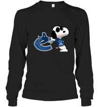 Load image into Gallery viewer, Vancouver Canucks snoopy sun glasses proud fan shirt