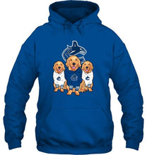 Load image into Gallery viewer, Golden Retriever Vancouver Canucks fan shirt