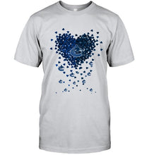 Load image into Gallery viewer, Vancouver Canucks dual colors tiny heart shaped shirt