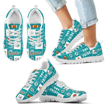 Load image into Gallery viewer, Colorful Pride Flag Miami Dolphins Sneakers