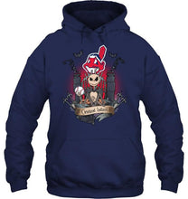 Load image into Gallery viewer, Cleveland Indians Jack Skellington shirt