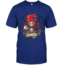 Load image into Gallery viewer, Calgary Flames Jack Skellington shirt