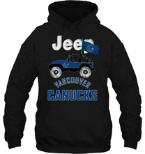 Load image into Gallery viewer, Jeep Vancouver Canucks fan shirt