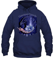 Load image into Gallery viewer, vancouver canucks eagle american flag shirt