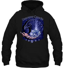 Load image into Gallery viewer, vancouver canucks eagle american flag shirt