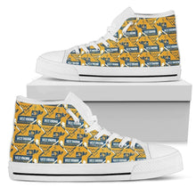 Load image into Gallery viewer, WEST VIRGINIA MOUNTAINEERS HIGHTOP CANVAS SHOES
