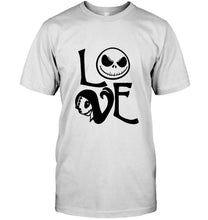 Load image into Gallery viewer, Love Jack Skellington Sally shirt