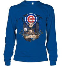 Load image into Gallery viewer, Chicago Cubs Jack Skellington shirt