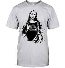 Load image into Gallery viewer, Vancouver Canucks jesus ripped shirt