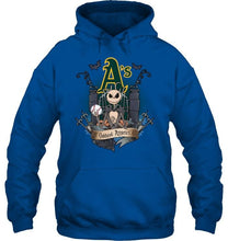 Load image into Gallery viewer, Oakland Athletics Jack Skellington shirt