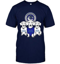 Load image into Gallery viewer, Dachshund Vancouver Canucks shirt