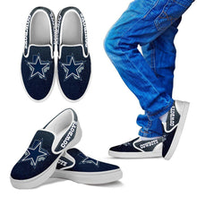Load image into Gallery viewer, Dallas Cowboys Kid's Slip Ons
