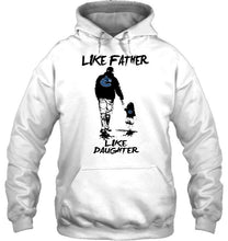 Load image into Gallery viewer, Like father like daughter Vancouver Canucks fan shirt