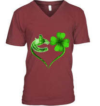 Load image into Gallery viewer, Vancouver Canucks irish saint patrick clover love t shirt