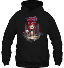 Load image into Gallery viewer, Washington Nationals Jack Skellington shirt