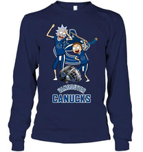 Load image into Gallery viewer, Vancouver Canucks Rick and morty fan shirt