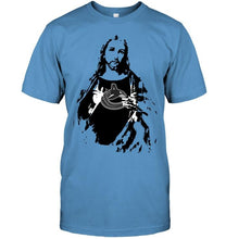 Load image into Gallery viewer, Vancouver Canucks jesus ripped shirt