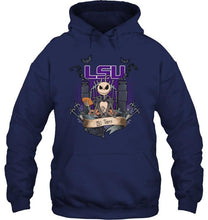 Load image into Gallery viewer, LSU Tigers Jack Skellington shirt