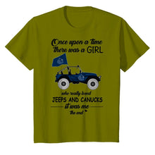 Load image into Gallery viewer, Once upon a time a girl really loved jeeps and Vancouver Canucks it was me