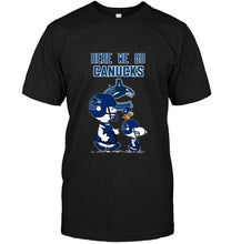 Load image into Gallery viewer, Here we go Vancouver Canucks snoopy shirt