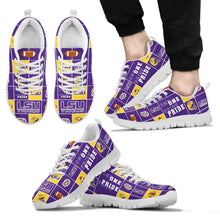 Load image into Gallery viewer, Colorful Pride Flag LSU Tigers Sneakers