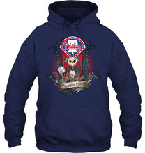 Load image into Gallery viewer, Philadelphia Phillies Jack Skellington shirt