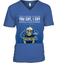 Load image into Gallery viewer, You offend my Vancouver Canucks i kill you baby achmed funny fan t shirt