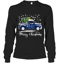 Load image into Gallery viewer, Vancouver Canucks merry christmas christmas tree truck t shirt