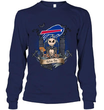 Load image into Gallery viewer, Buffalo Bills Jack Skellington shirt