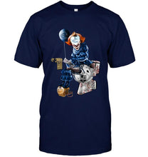 Load image into Gallery viewer, IT Vancouver Canucks Leafs in toilet halloween shirt