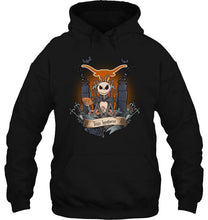 Load image into Gallery viewer, Texas Longhorns Jack Skellington shirt