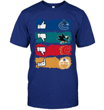 Load image into Gallery viewer, Vancouver Canucks like fan shirt