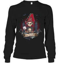 Load image into Gallery viewer, Arizona Diamondbacks Jack Skellington shirt