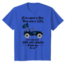 Load image into Gallery viewer, Once upon a time a girl really loved jeeps and Vancouver Canucks it was me