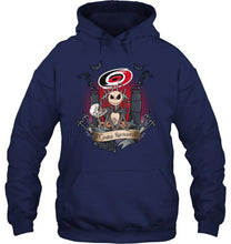 Load image into Gallery viewer, Carolina Hurricanes Jack Skellington shirt
