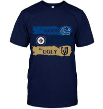 Load image into Gallery viewer, Vancouver Canucks the good the bad the ugly fan t shirt