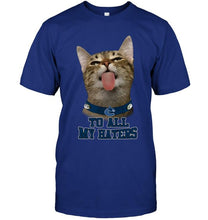 Load image into Gallery viewer, Vancouver Canucks cat to all my haters shirt