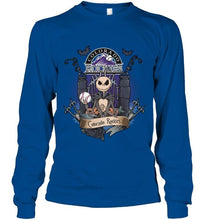 Load image into Gallery viewer, Colorado Rockies Jack Skellington shirt