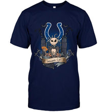 Load image into Gallery viewer, Indianapolis Colts Jack Skellington shirt