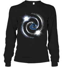 Load image into Gallery viewer, Vancouver Canucks glittering star tornado shirt