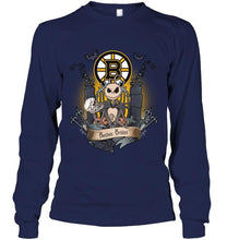Load image into Gallery viewer, Boston Bruins Jack Skellington shirt